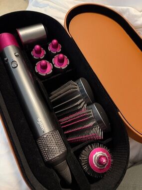 Dyson Airwrap Complete Set - Silver with Pink Accents